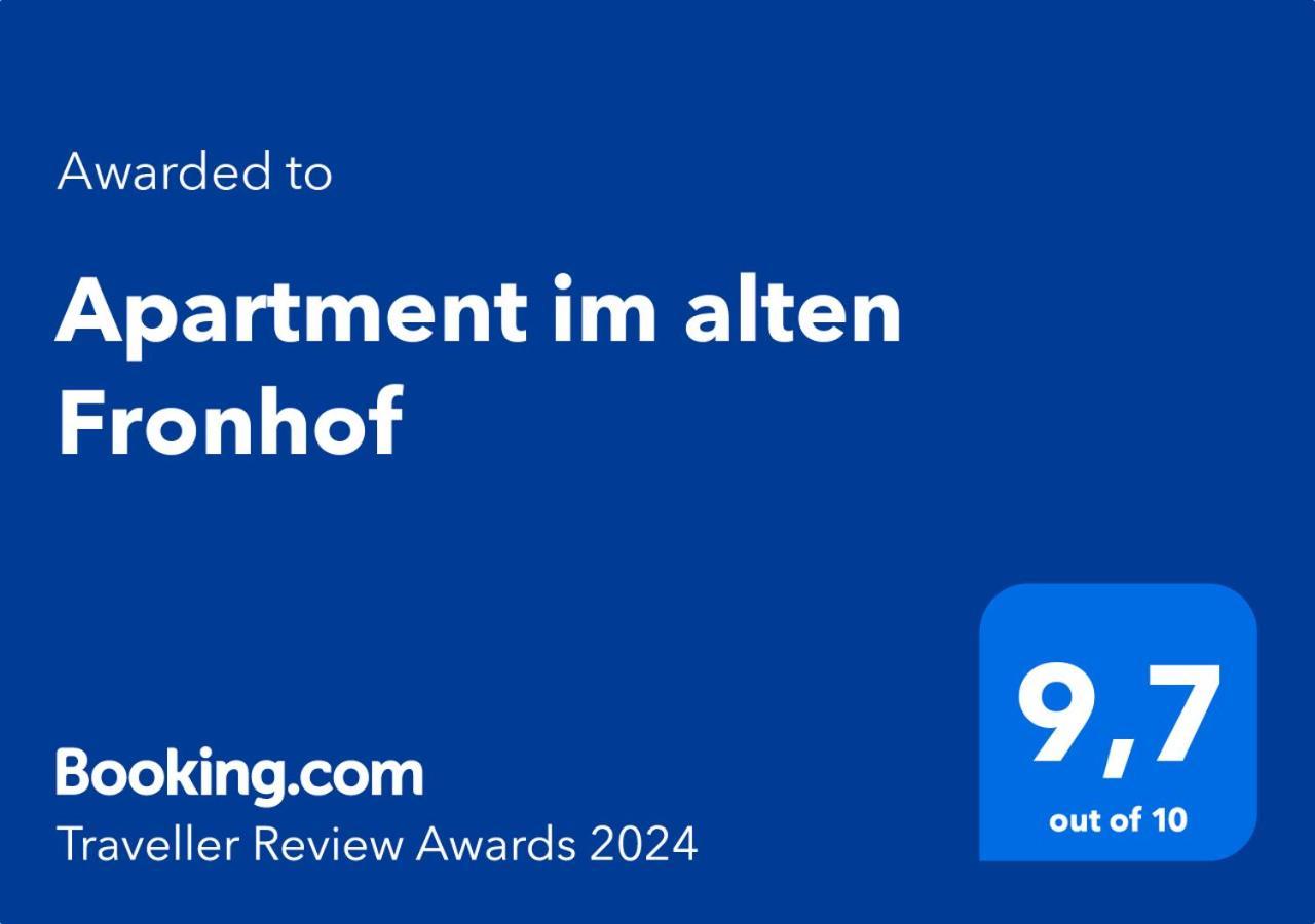 Apartment Im Alten Fronhof *